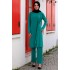 Tunic and Pant Suit - Green
