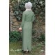 Kemerli Kalem Elbise - Çağla Yeşili