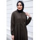 KHAKI COLOR ABAYA 