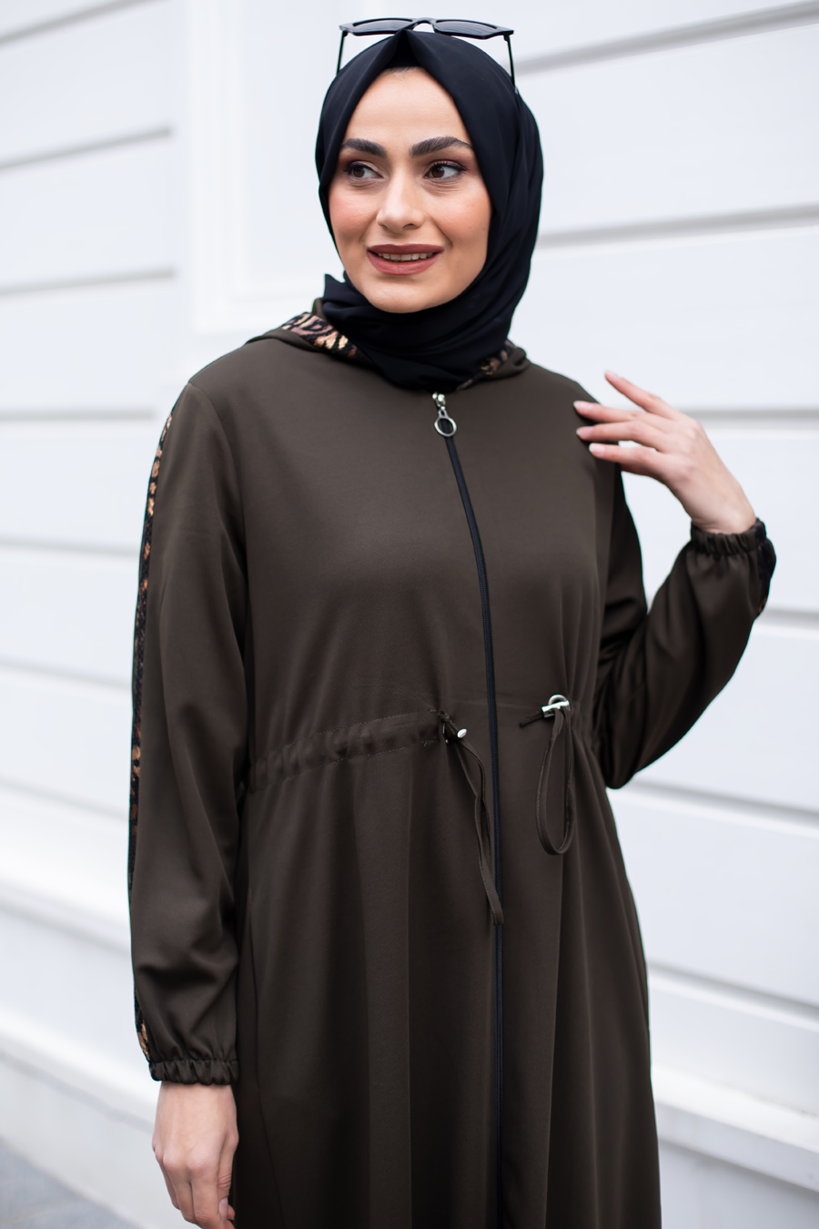 KHAKI COLOR ABAYA 