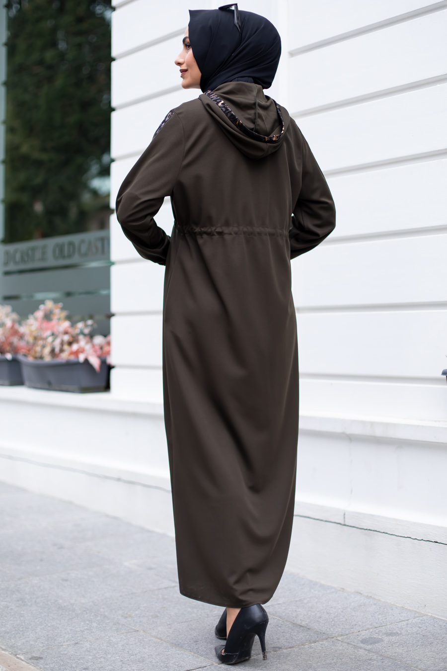 KHAKI COLOR ABAYA 