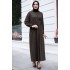 KHAKI COLOR ABAYA 