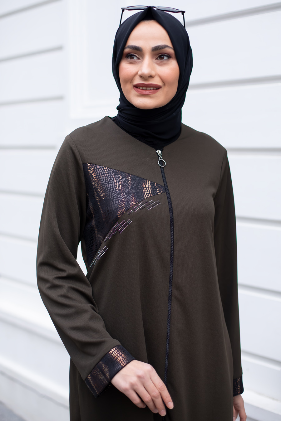 KHAKI COLOR ABAYA 