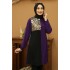 Leopar Desenli Tunik - Mor 