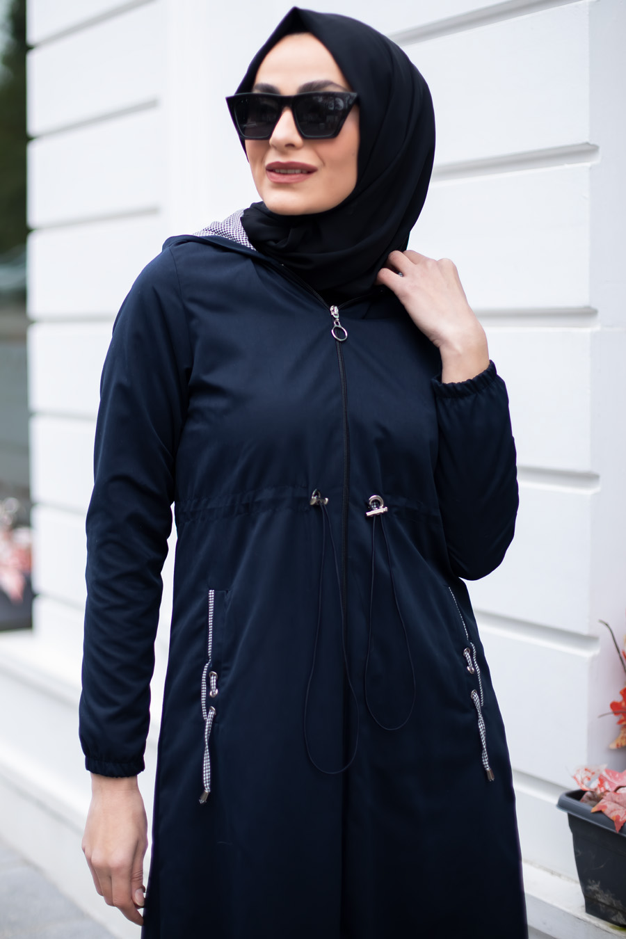 Coat - Navy Blue