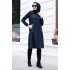 Coat - Navy Blue