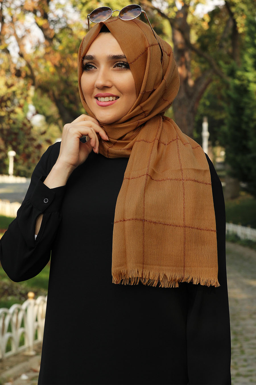 Cotton Shawl - Tan Color