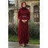 Evening Dress - Claret Red