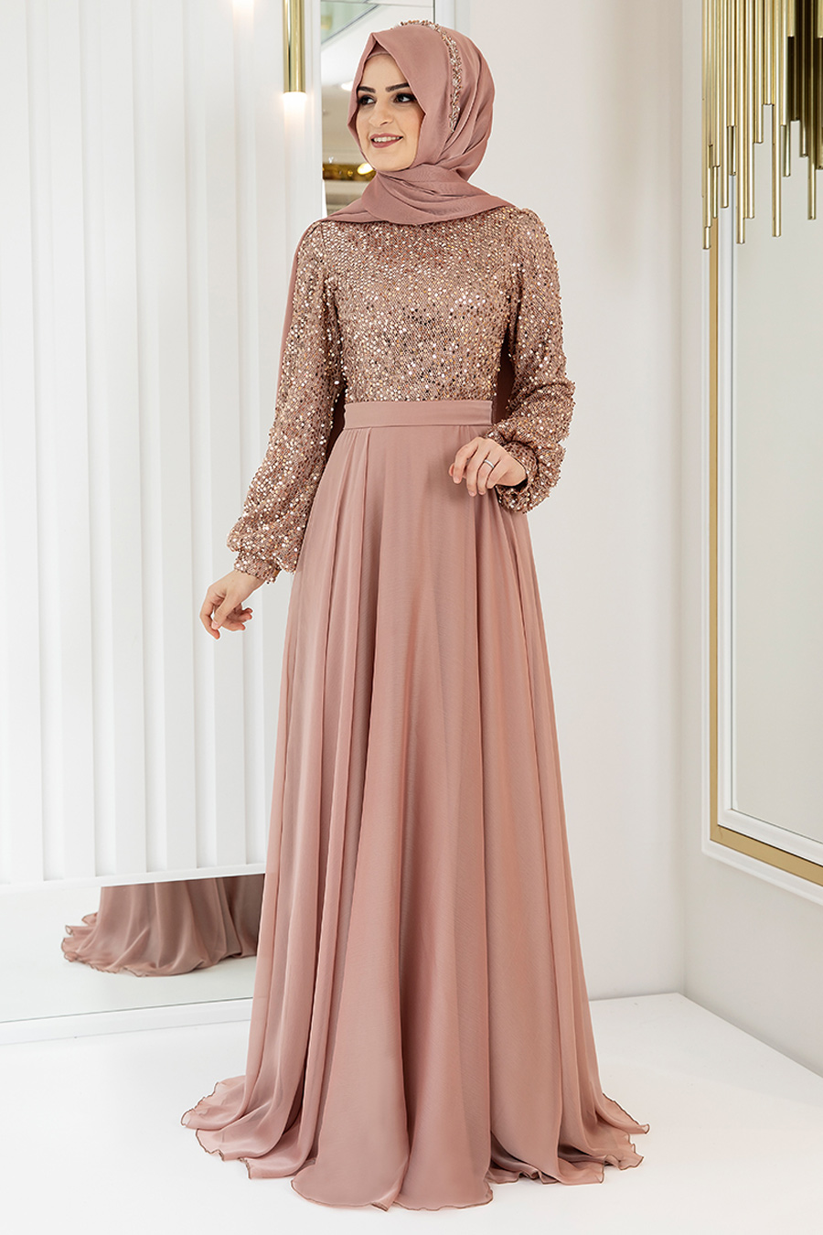 Pınar Şems - Alya Abiye - Bakır