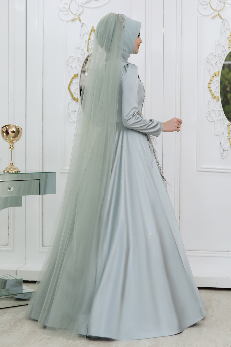 Pınar Şems - Beyza Abiye - Mint Pınar Şems - Beyza Abiye - Mint
