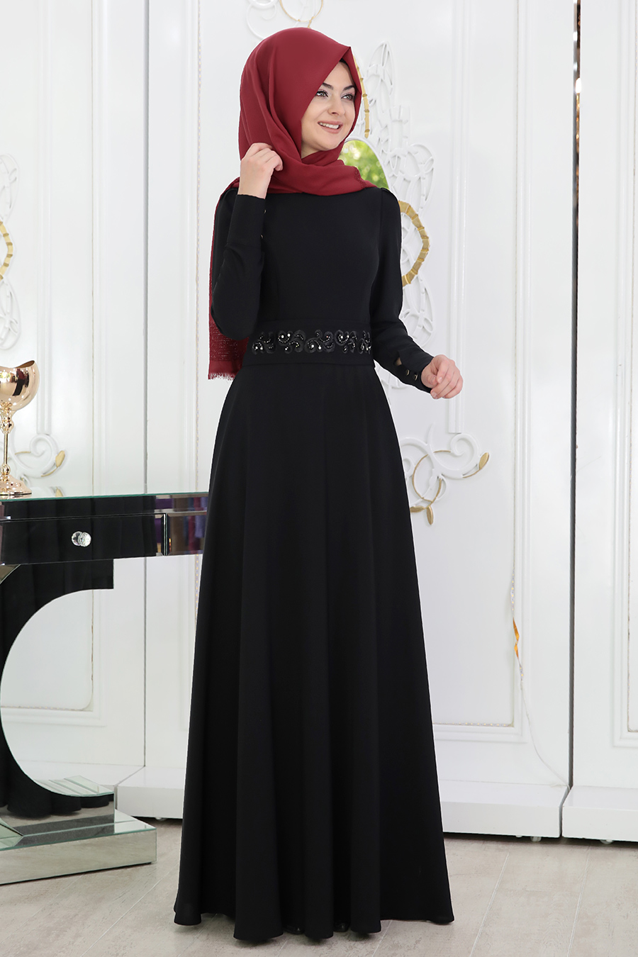 Pınar Şems - Hümay Elbise - Siyah