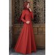 Pınar Şems - Korsajlı Elbise - Kiremit
