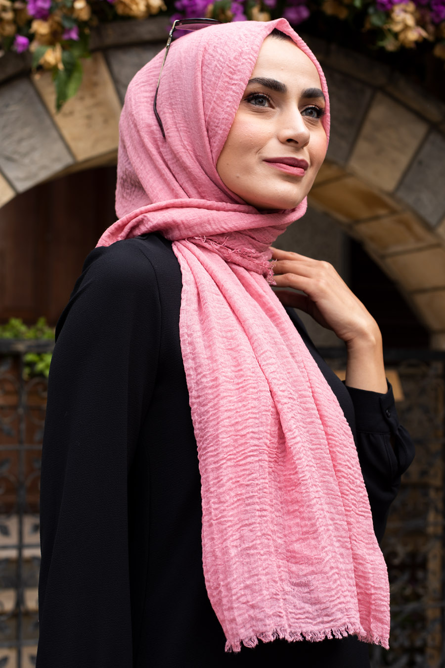 Crepe Shawl - Pınk