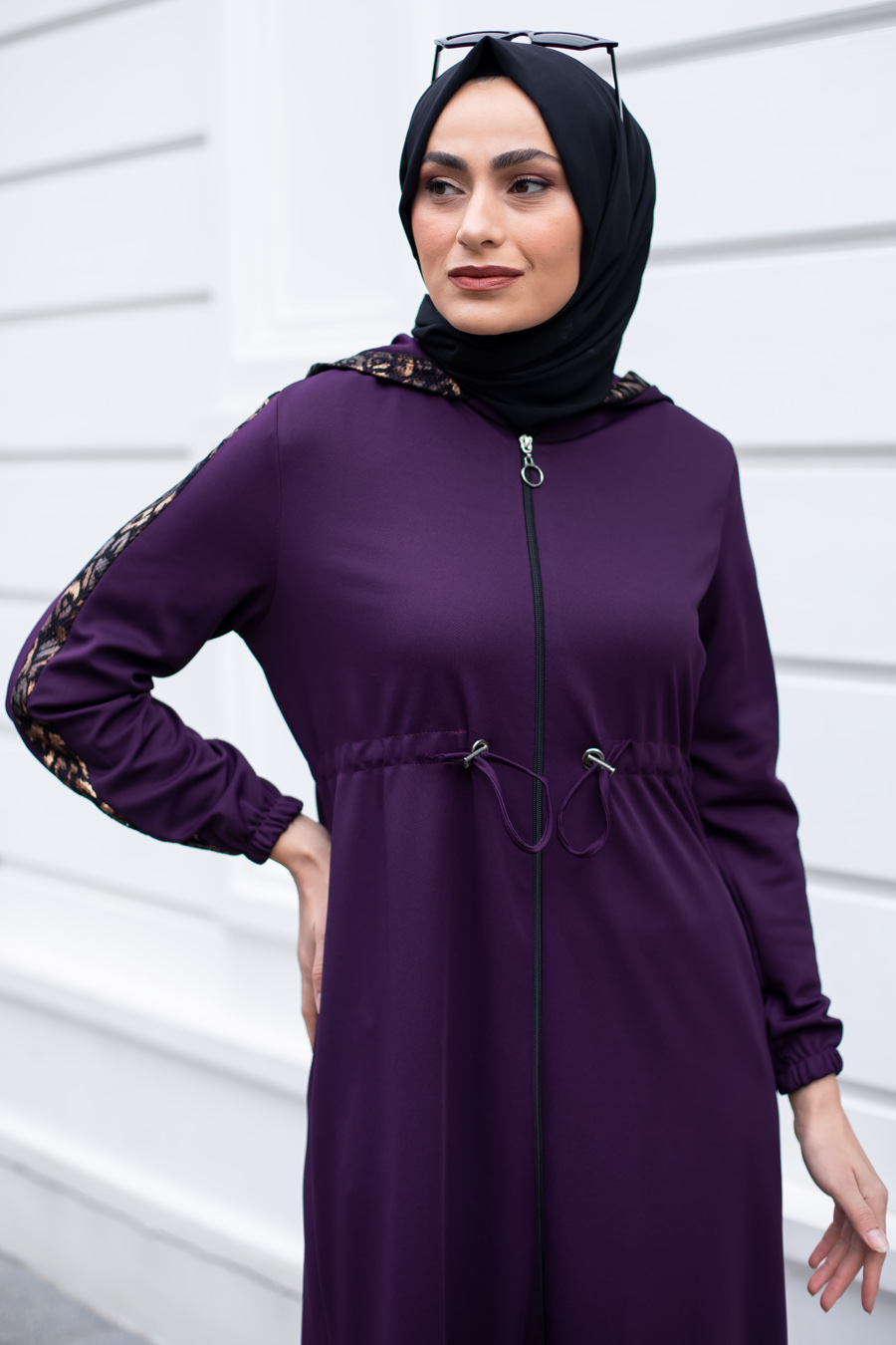 PURPLE ABAYA 