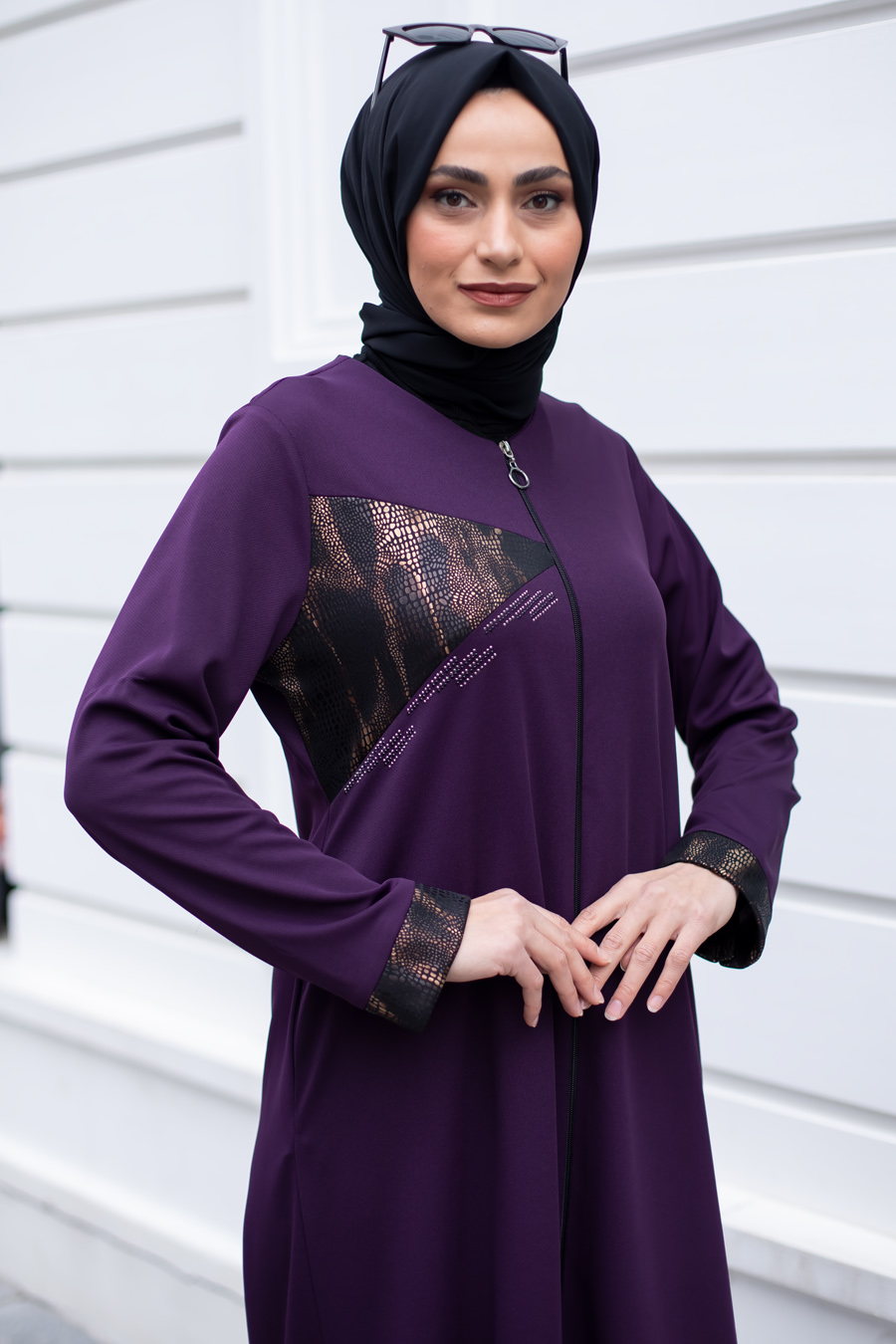 PURPLE ABAYA 