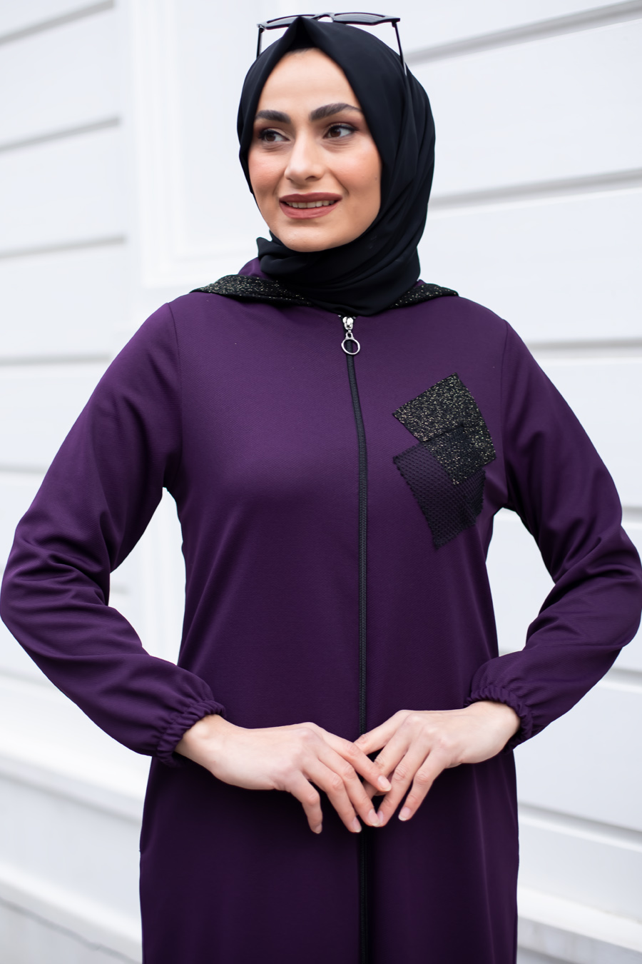 PURPLE ABAYA 