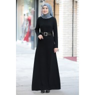 Rana Zenn - Damla Elbise - Siyah