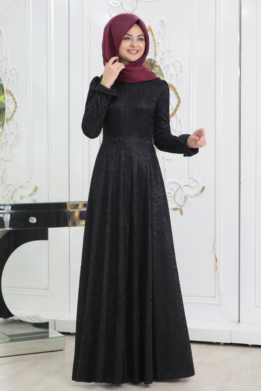 Pınar Şems - Filiz Elbise - Siyah