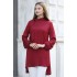 Yakası Bağlamalı Tunik -BORDO