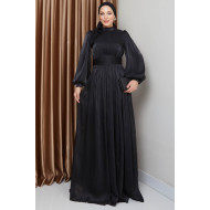 BLACK EVENING DRESS 