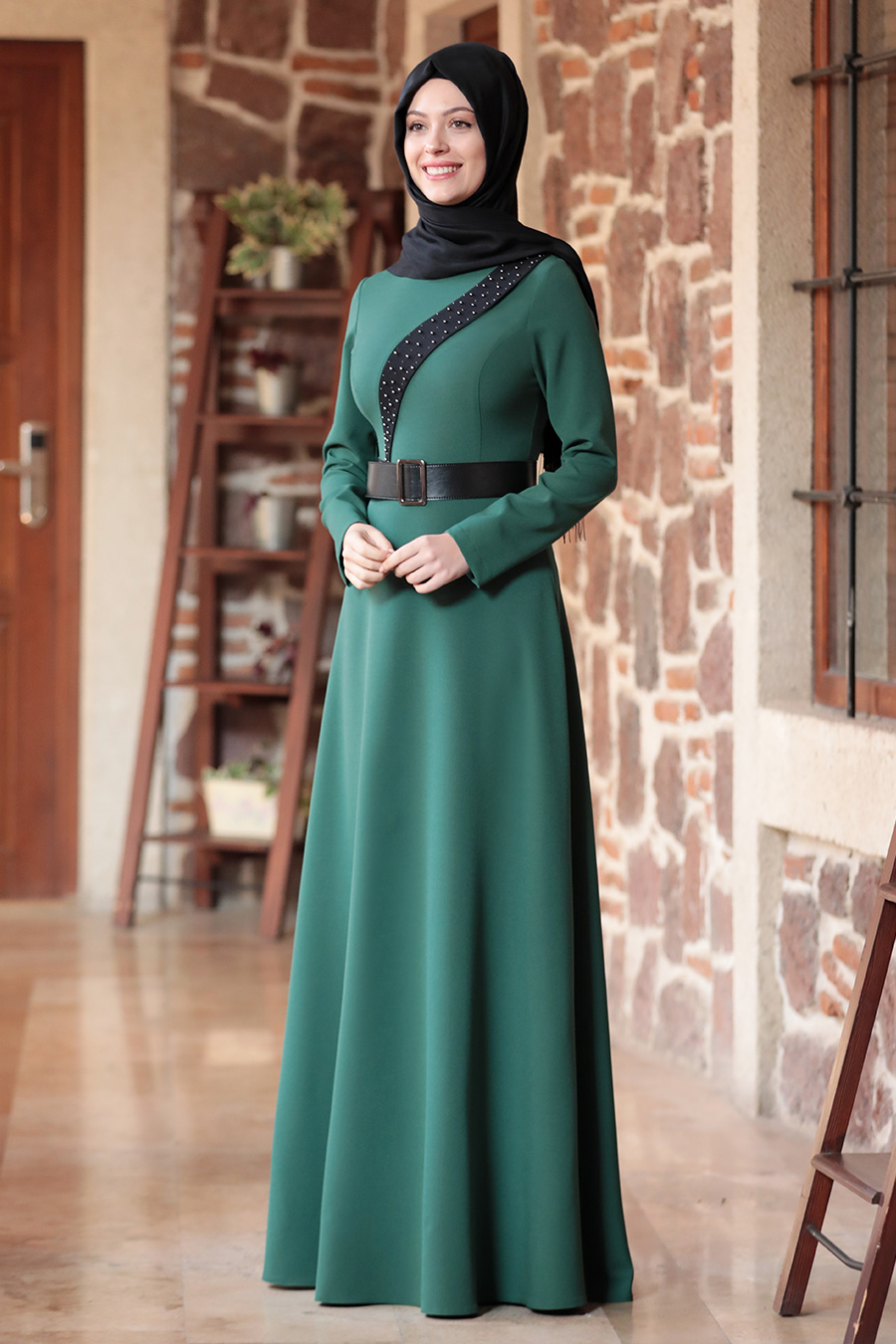 Semra Aydın - Nare Elbise - Yeşil
