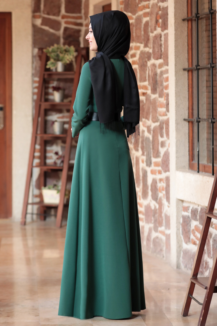 Semra Aydın - Nare Elbise - Yeşil