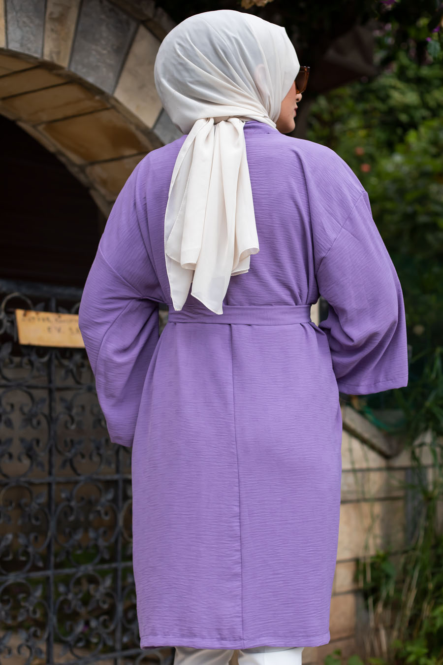 Yarasa Kol Kimono - Lila 
