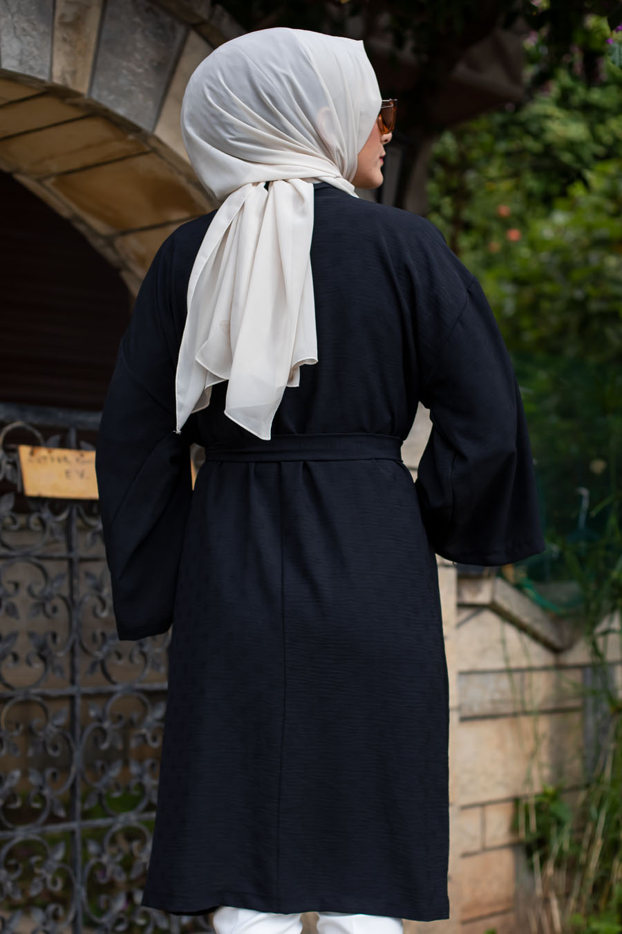 Yarasa Kol Kimono - Siyah